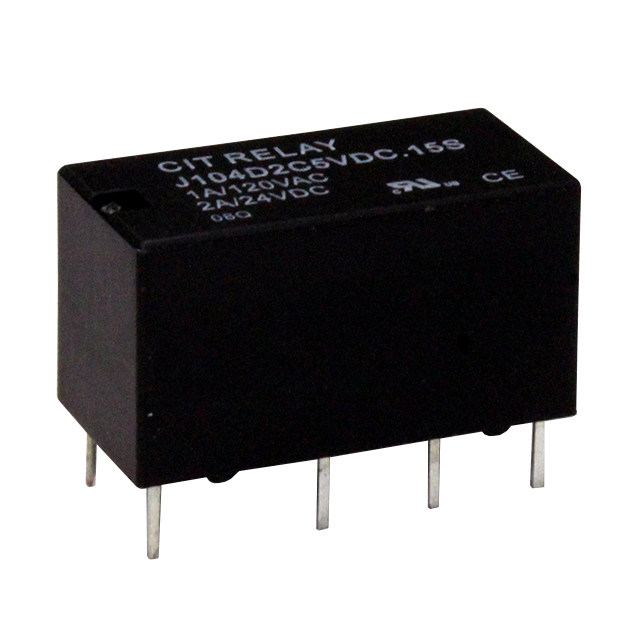 J104D2C5VDC.15S CIT Relay and Switch  Signal Relays Up to 2 Amps